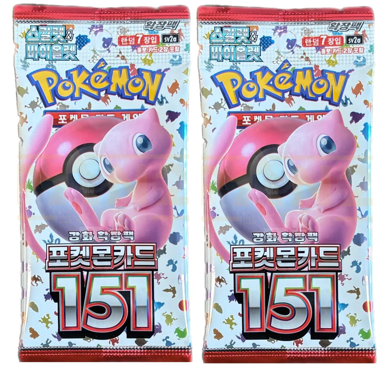 Pokemon 151 Booster Packs Korean x2 | Pokemon 151 Booster Packs | Korean Pokémon Cards | Titan Authenticated