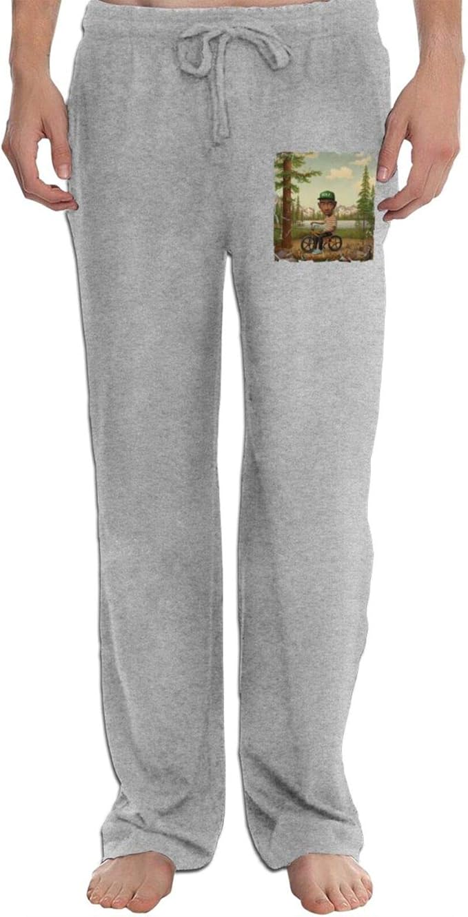 Amazon.com: 9jiuguiyi Tyler, The Creator Men's Sport Sweatpants Gray: Clothing