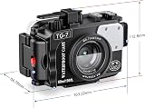 Seafrogs Underwater Camera Housing for Olympus TG-7 195FT 60M Waterproof Case view 6