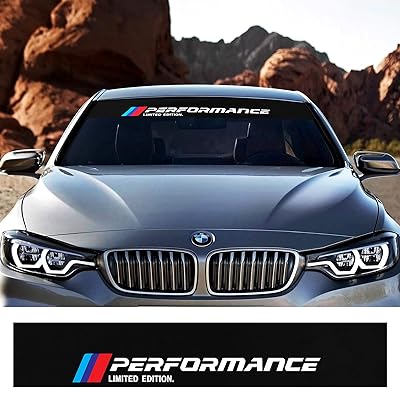 Buy Car Windshield Sticker Decal Car Window Banner Sticker Compatible With Bmw E30 E36 E60 E46 E90 E71 E87 F30 F10 F20 X1 X3 X4 X5 X6 Online In Italy B08dfxhmg4