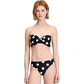 kate spade new york Women's Paint Dot Bow Bra Top