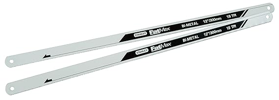 Stanley FatMax Metallsägeblatt Bi-Metall (300 mm Länge, 24 Zähne/Inch, bruchfest) 10 Stück, FMHT2-20209