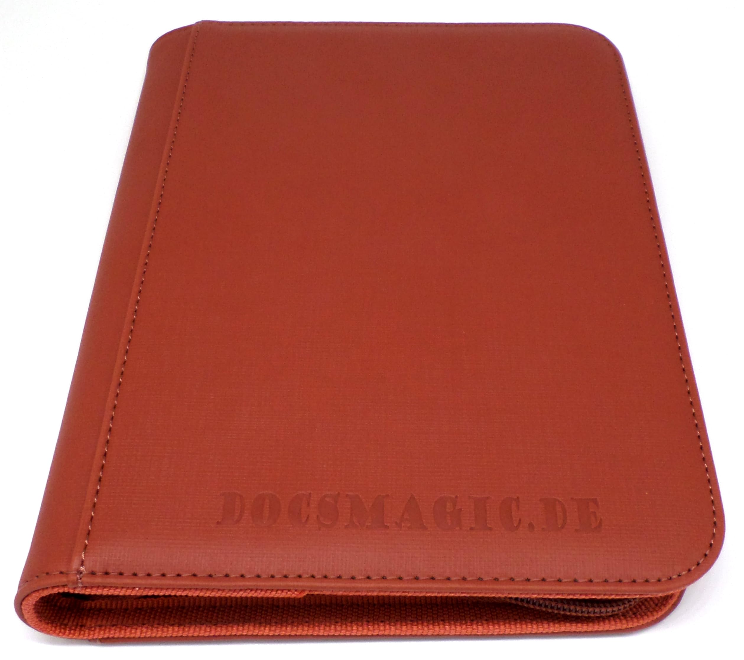 docsmagic.de Premium Pro-Player 4-Pocket Zip-Album Copper - 160 Card Binder - MTG - PKM - YGO