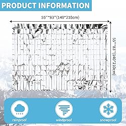 FRONTLINE Mylar Emergency Blankets 54" x