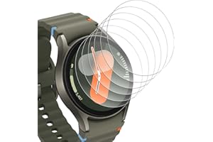 Bigqin 6-Pack Screen Protector Compatible with Samsung Galaxy Watch 7/Galaxy Watch 6 /Watch 5/4 (40mm) Watch 6 Classic 47mm, 