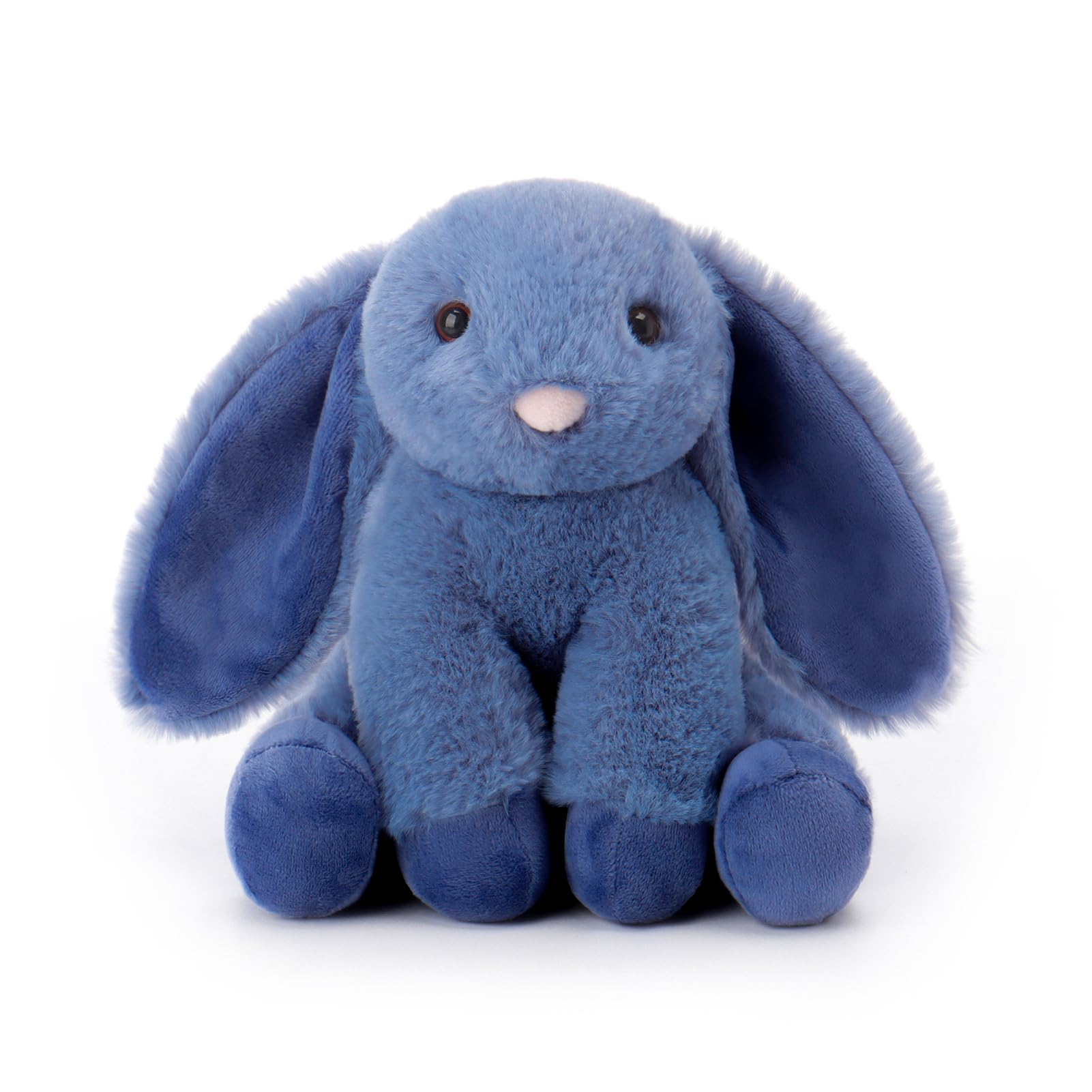 Apricot Lamb Soft Toys Plush Navy Blue Bunny Rabbit Stuffed Animal with Fluffy Soft Ears (Navy Blue Bunny, 8 Inches)