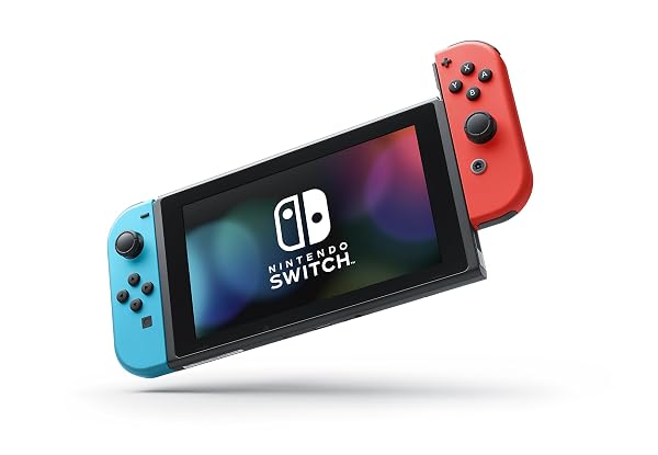 NINTENDO SWITCH – OLED MODEL W/ NEON RED & NEON BLUE JOY-CON