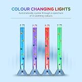 Straame 90cm Bubble Fish Lamp with Colour Changing LED Light Blue Base view 3