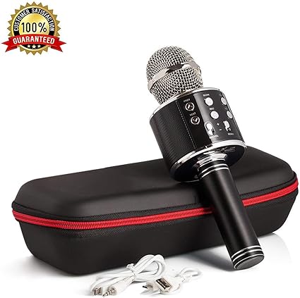 Amazon Com Karaoke Microphone Wireless With Bluetooth Speaker