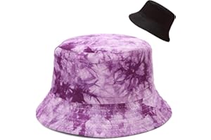 XYIYI Cute Bucket Hat Beach Fisherman Hats for Women, Reversible Double-Side-Wear