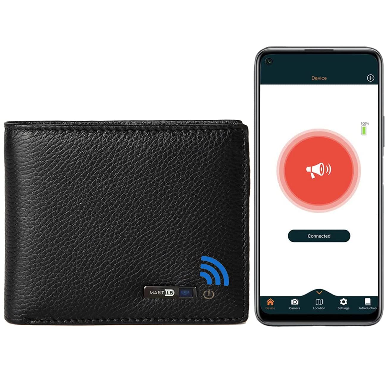 Trackable Anti-Lost Bluetooth Wallet, Intelligent