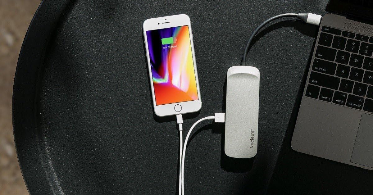 Kingston Nucleum USB C Hub, 7-In-1 Type-C-Adapter Hub Connect USB 3.0, 4K HDMI, SD and MicroSD-Card, USB Type-C Charging for MacBook, Chromebook, and Other USB Type-C devices: Computers & Accessories