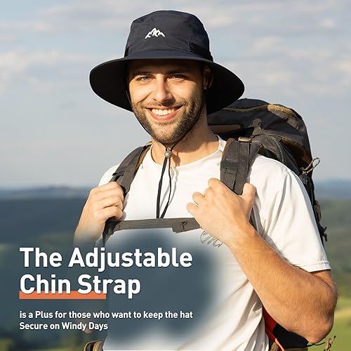 TOP-EX Waterproof Mens Bucket Sun Bucket Hat, Boonie Hiking