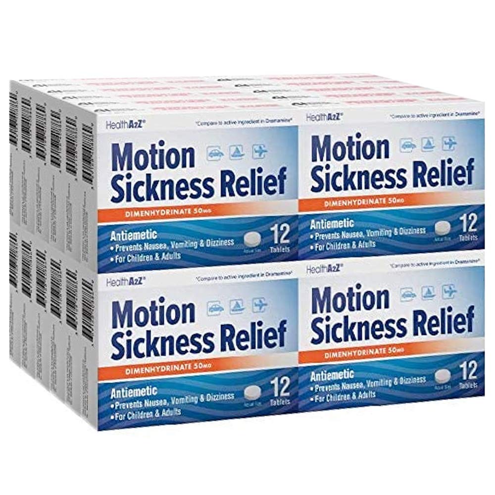 HealthA2Z® Motion Sickness Relief | Dimenhydrinate