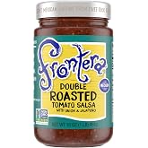 Frontera, Salsa Double Roasted Tomato Medium, 16 Ounce | Double Roasted Tomato Medium Salsa; gluten-free; 0g added sugar; fits a low carb lifestyle; great for dipping &amp; marinades