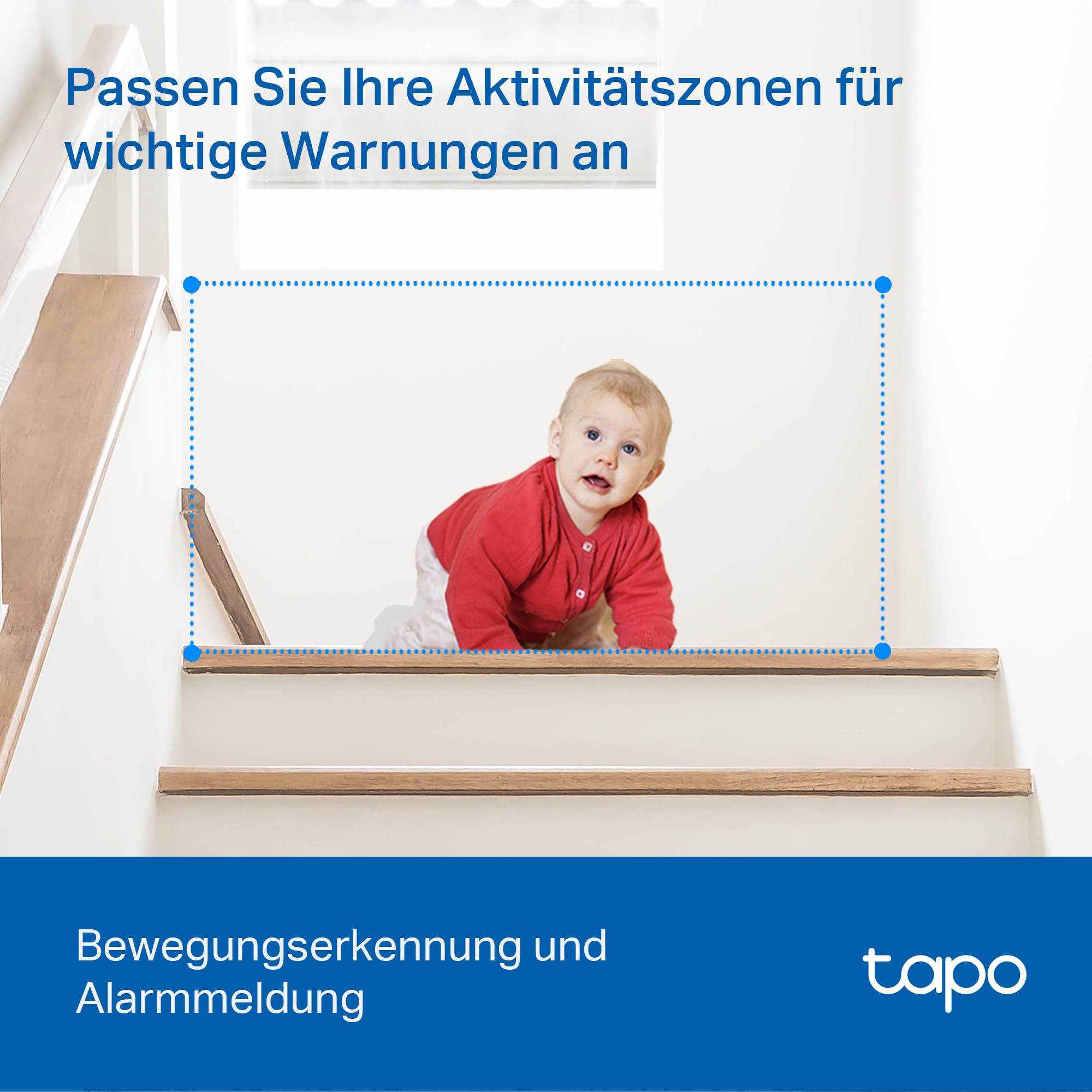 Tapo TP-Link C200P2 360° Überwachungskamera für den Innenbereich, 1080P, Nachtsicht, Bewegungserkennung, Zwei-Wege-Audio, kompatibel mit Alexa&Google Assistant, für Babys/Haustiere, 2 stück C200 6