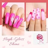 AIMEILI Gel Nail Polish Set Pink 6pcs Soak-Off UV/LED 8ml view 6