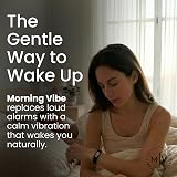 Morning Vibe Silent Vibrating Alarm Clock Band Midnight Black view 4