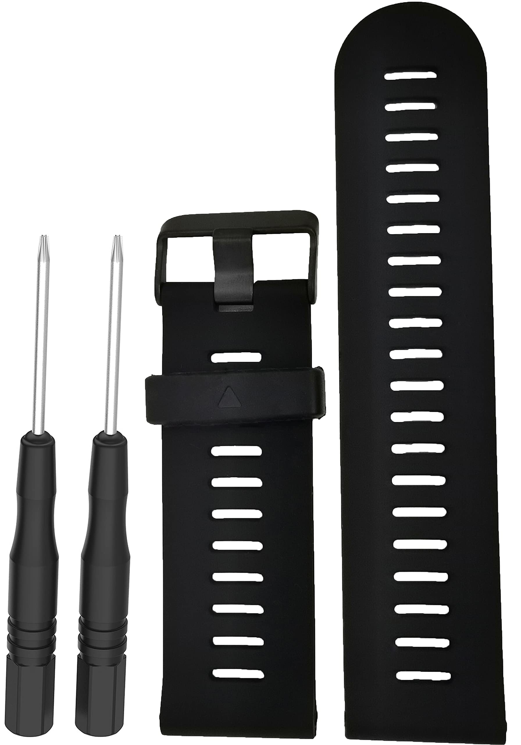 Garmin Fenix 3/3hr/5X Replacement Strap, Silicone Fitness Band, Black