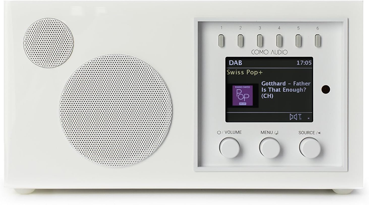 Como Audio Solo Multi-Room Music System - Piano White