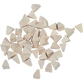 Raytech Plastic Media,Pyramid,White,1/4"