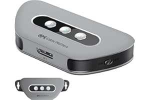 Cable Matters 32.4Gbps DisplayPort 1.4 Switch with Remote, 3 in 1 Out, Supports 8K 60Hz / 4K 240Hz, Wall Mountable 8K DisplayPort Switch, Not HDMI or USB-C Switcher