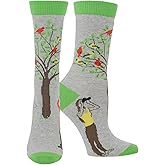 WHD Bird Watcher Crew Socks for Women & Men | Bird Watcher Gift, Fun Animal Socks