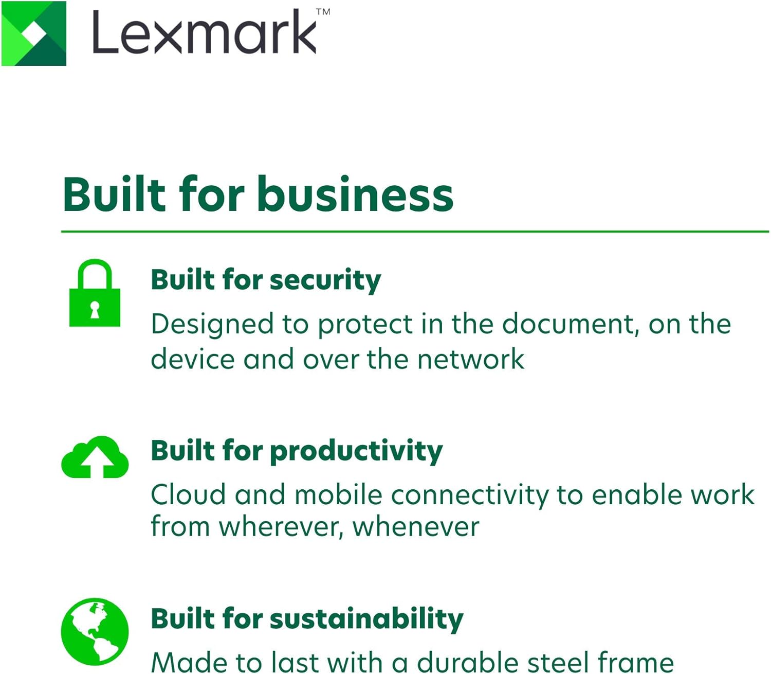 lexmark mc3224adwe laser multifunction printer 40n9050