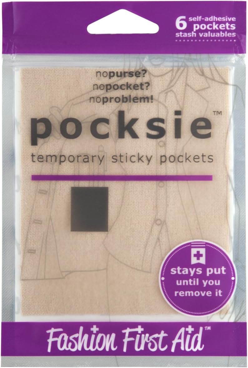 Pocksie: Temporary Sticky Pockets (6 pieces)