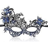 LCKRVOL Masquerade Mask for Women, Fit Well Mardi Gras Mask with Adjustable Strap for Masquerade Costume Party