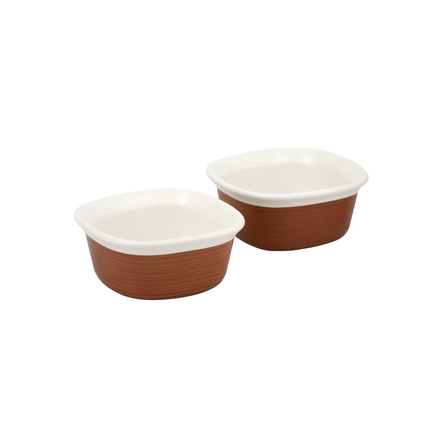 CorningWare Etch 7 Ounce Ramekin Twinpack in Brick