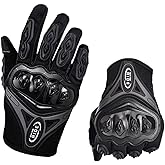 POONWEI Motorcycle Gloves, Full Finger Touch Screen Motorcycle Gloves for Riding, Road Racing, Rock Climbing, Motocross, Bicycle, Valentine's Day Gifts