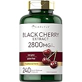 Carlyle Black Cherry Extract Concentrate | 240 Capsules | Non-GMO and Gluten Free Formula | Prunus Serotina Supplement