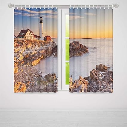 Amazon Com Yoliyana United States Living Room Curtains Cape