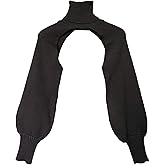 xxxiticat Women's Turtleneck Shrug Sweater Long Sleeve High Neck Cutout Knitted Arm Warmer Cropped Sweaters