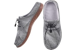 Elitechoice Men's House Slippers, Slippers with Arch Support, Memory Foam House Shoe for Men, Orthotic Shoes for Indoor Outdoor