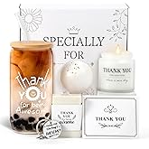 Benjika Appreciation Gifts for Women, Colleagues & Neighbors - Glass Cups, Employee & Coworker Thank You Gifts - 'Being Awesome' Gift Set