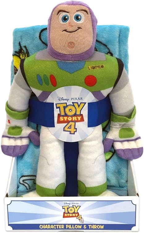 Toy Story 4 Buzz Lightyear 40 X50 Throw Blanket And Pillow Set