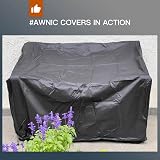 AWNIC Garden Bench Cover 3 Seater Waterproof Tear Resistant 160x70x60/88cm view 7