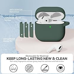 for AirPods 4 Case, Soft Silicone Protective Case