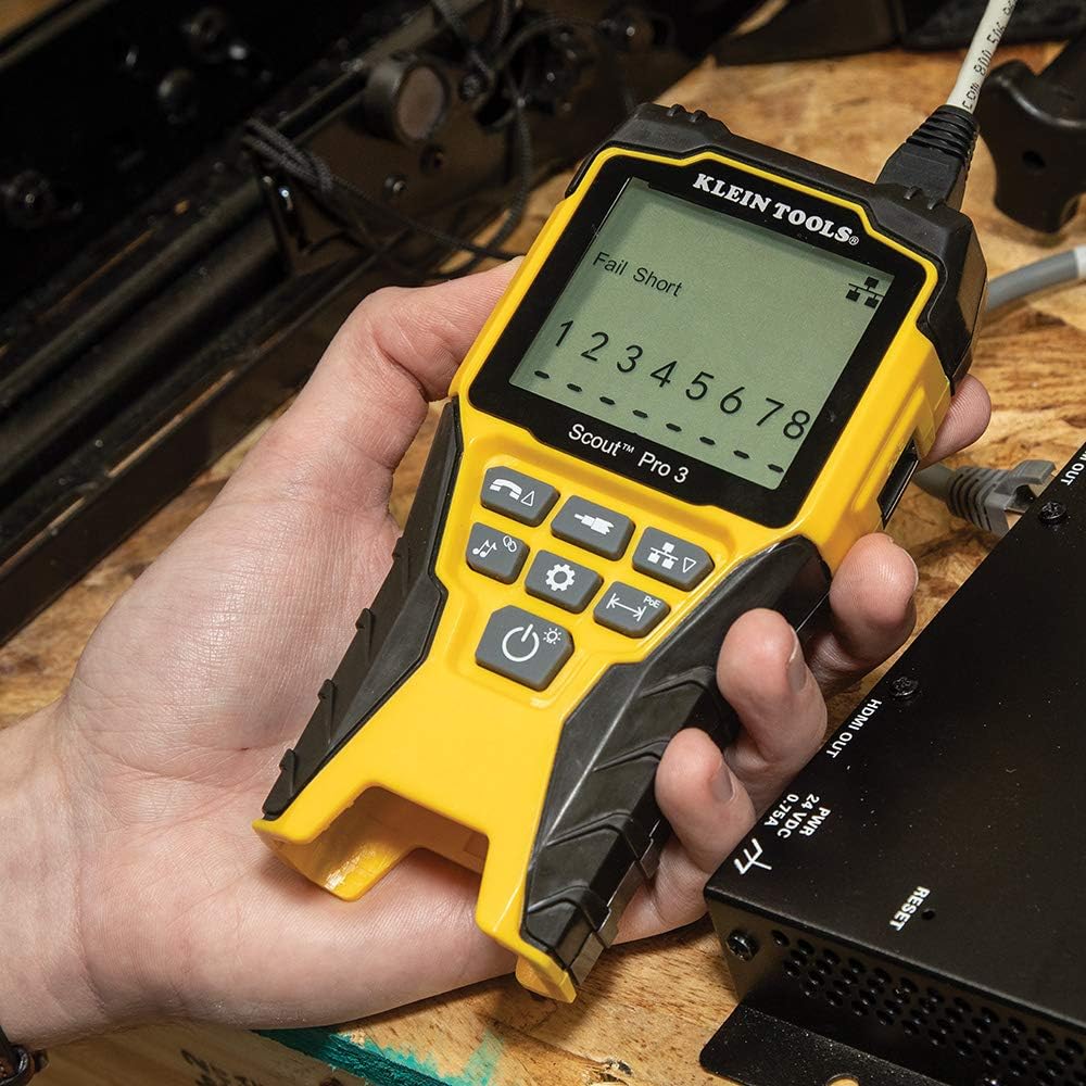 Cable Tester, Scout Pro 3 with Test-n-Map Remote, Includes Remotes #2 - #6, Tests Voice, Data and Video Cable, Klein Tools VDV501-853 - Image 4