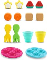 LeapFrog Shapes & Sharing Picnic Basket Educational Toy Pink 16 Pieces view 5
