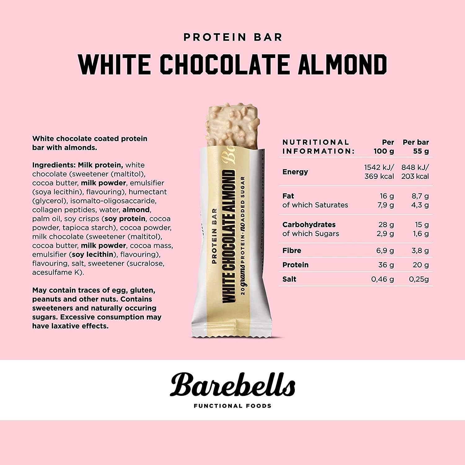 Barebells Protein Bars, Healthy Snacks, Protein Snacks for Breakfast Sugar Free Chocolate, Low Carb - Image 5