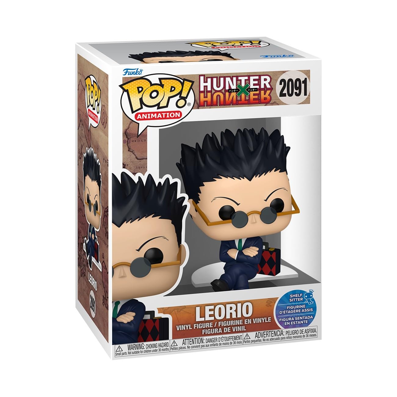 Funko Pop! Animation: Hunter X Hunter - Leorio - Shelf Sitter - Collectable Vinyl Figure - Gift Idea - Official Merchandise - Toys for Kids & Adults - Anime Fans