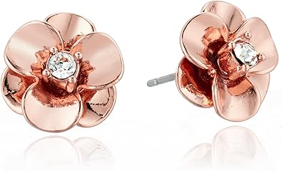 kate spade new york crystal flower stud earrings