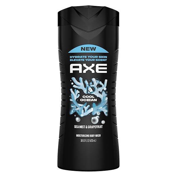 AXE COOL OCEAN MEN’S BODY WASH WITH ESSENTIAL...