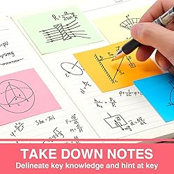 Sticky Notes Pads, 600 Sheets, 3x3 Inches, It is