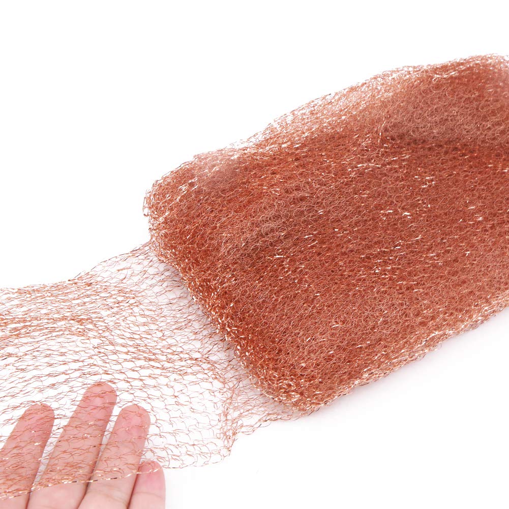 Copper Mesh, Pest Control for Mouse, Birds, Snails, Insect, Bat (6 m / 19 feet)
