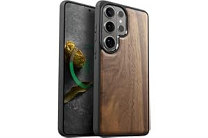 Carveit Magnetic Wooden Case for Samsung Galaxy S26 Ultra Case 2026, TPU Shockproof Cover & Wood Artisan Engraved, Compatible