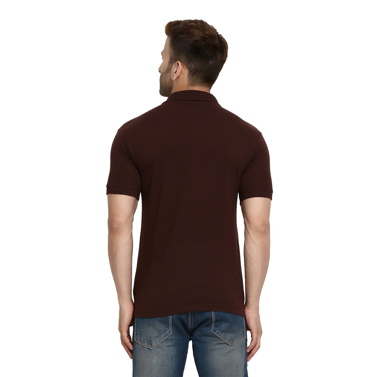 chkokko men's cotton half sleeve polo t-shirt